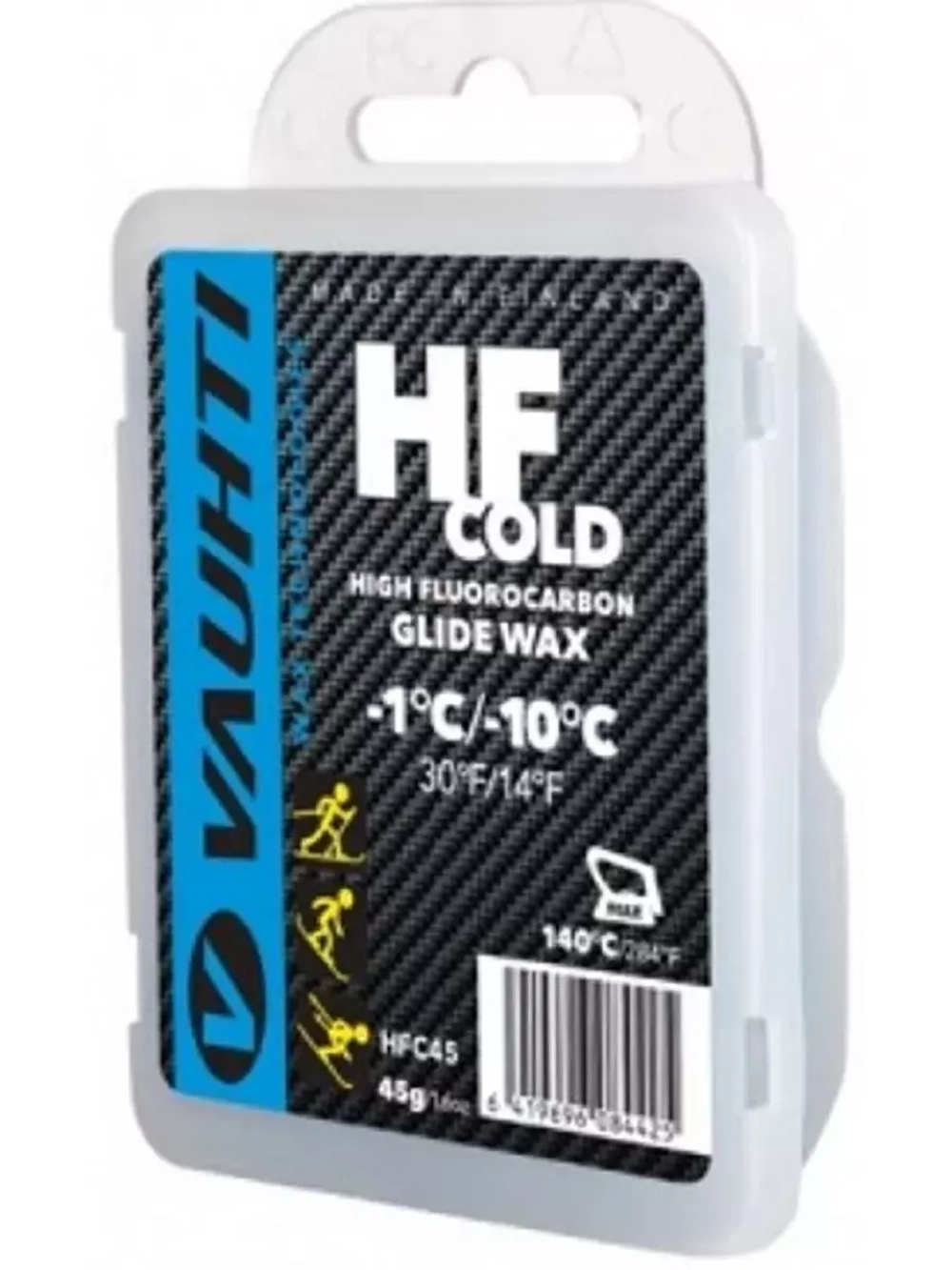 Высокофторовый парафин VAUHTI HF COLD, 45 г