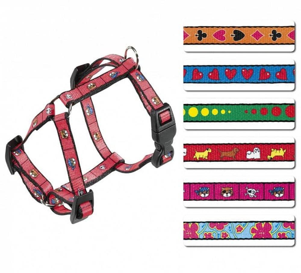 Шлейка FANTASIA XS нейлон для кошек и мелких собак