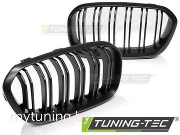 Решетки радиатора для BMW 1 F20 / F21 LCI (15-18) черные матовые в стиле M1