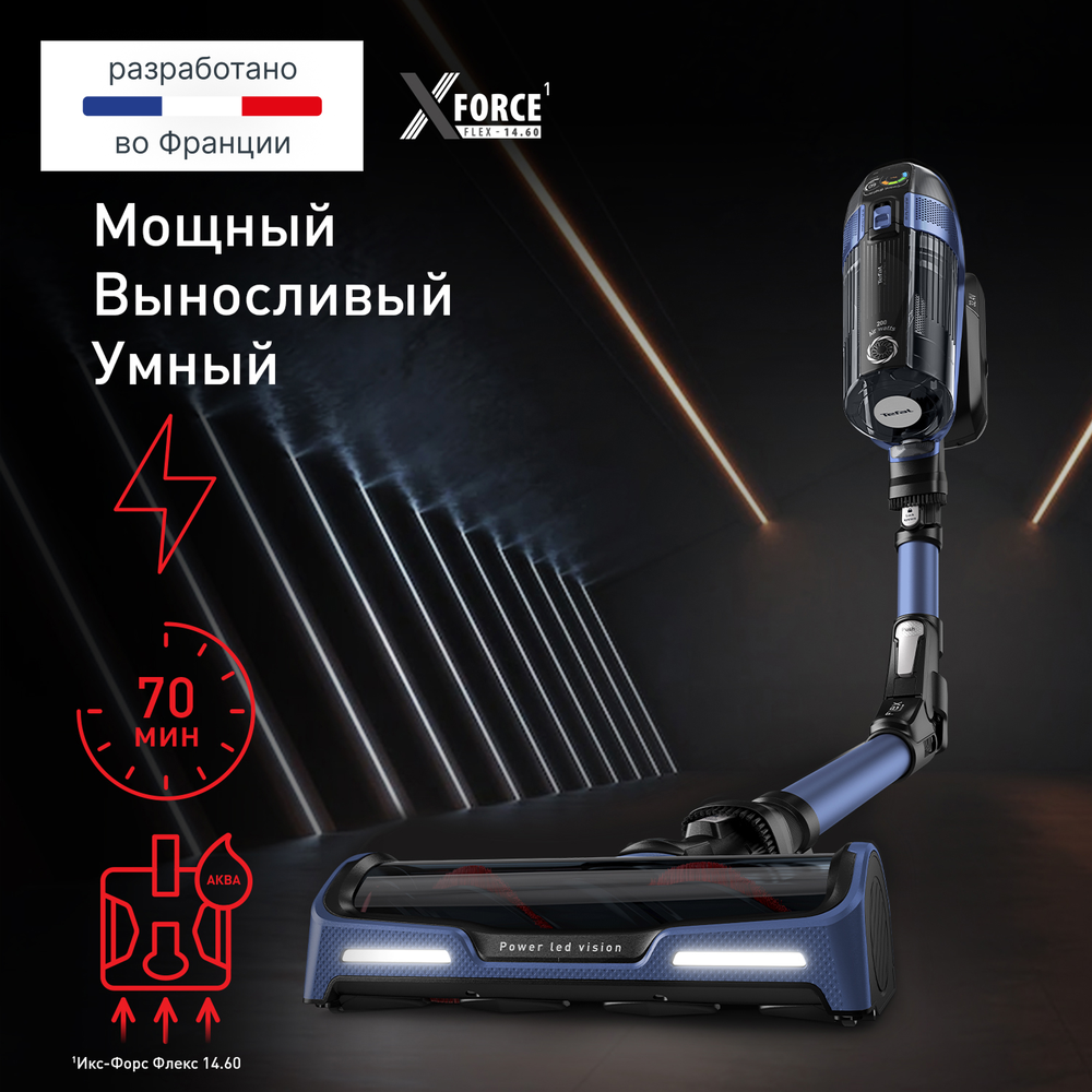 Беспроводной пылесос Tefal X-Force Flex 14.60 Aqua TY99C0WO