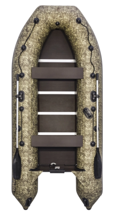 Лодка ПВХ Ривьера 3600 Компакт СК Камуфляж Камыш