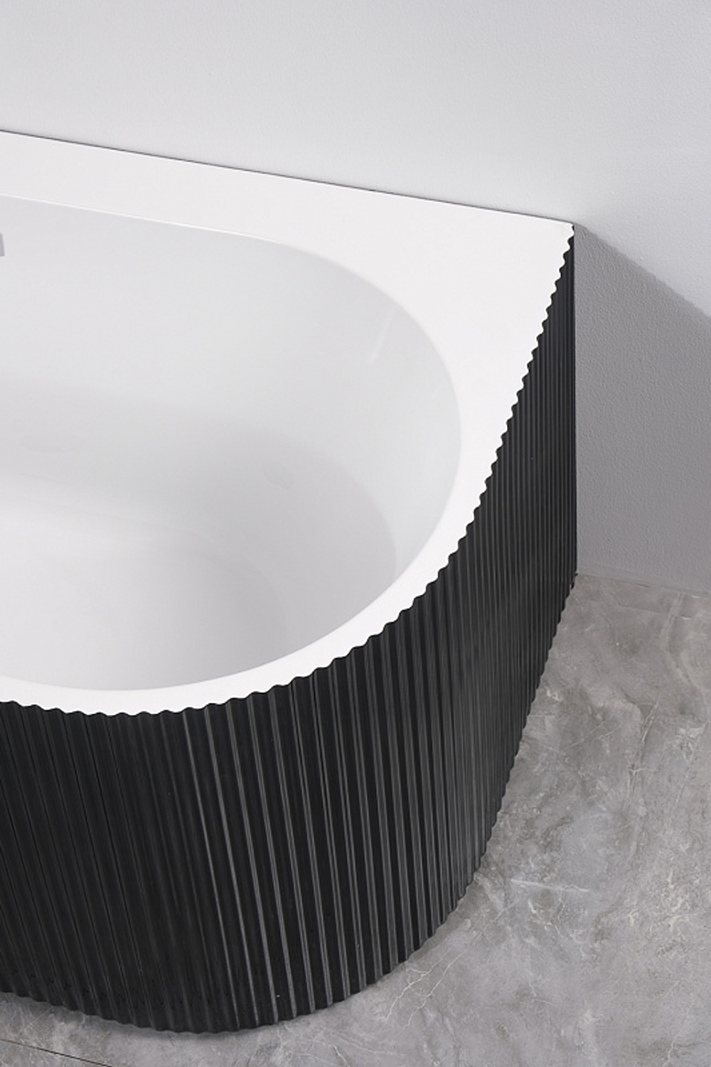 Ванна акриловая Azario LAGO BLANCO BLACK 170х75 пристенная (AZ-6724-1CLB 17075)