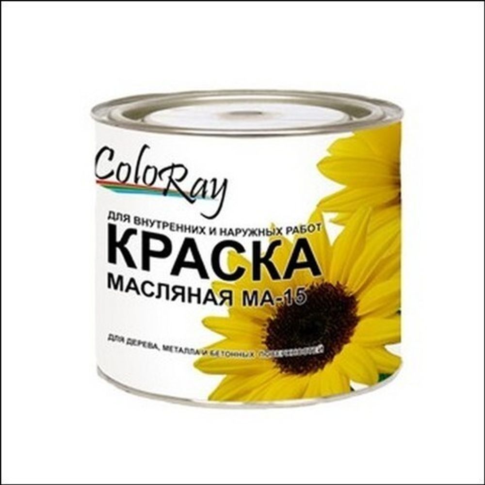 Краска МА-15 масляная Краски Черноземья желтая 2,4 кг