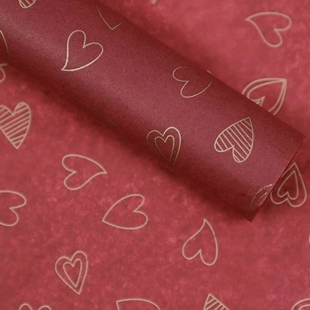 Тишью Сердце штрих 50*70*28листов