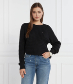 Свитер CO MINI CABLE Tommy Hilfiger - черный(WW0WW39906)