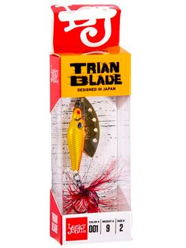 Блесна вращающаяся Lucky John TRIAN BLADE LONG 09.0г 001