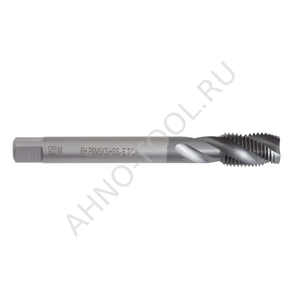 Метчик м/р М12х1,25 Р6М5К5/HSS-E DIN376 TiCN, с винтовой канавкой, ТОЧИНТЕХ