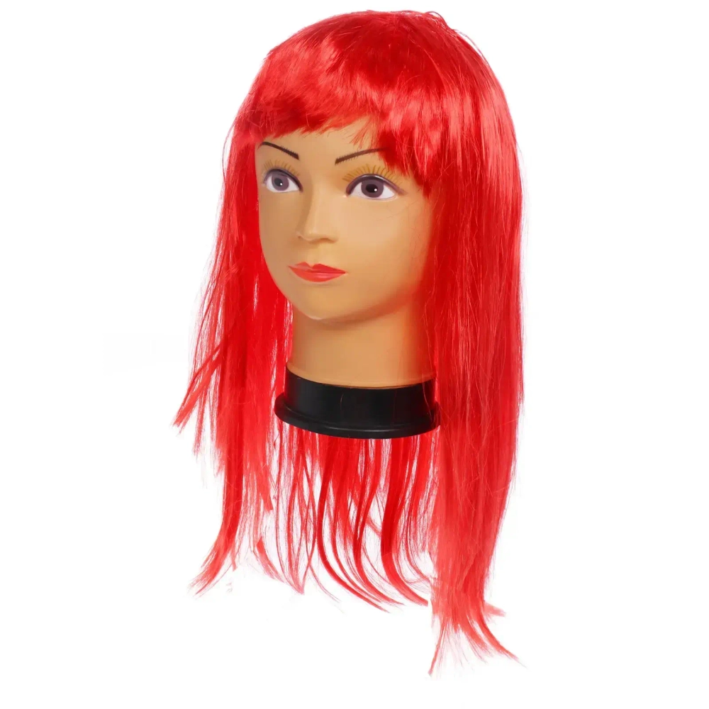 Парик карнавальный «Роскошь» 50 см (120 гр), Красный