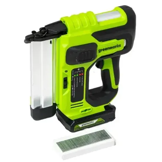 Нейлер аккумуляторный Greenworks GD24BN 3400707 (без АКБ и ЗУ)