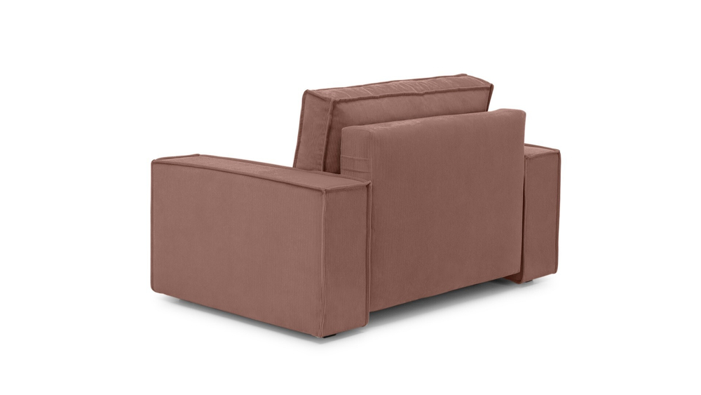 Кресло Софт 2 Cilium Coral 152*103*90 см, Розовый Вельвет Дельфин Фиеста