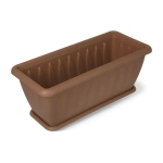 Ящик для растений Фелиция терракот 40см с поддоном