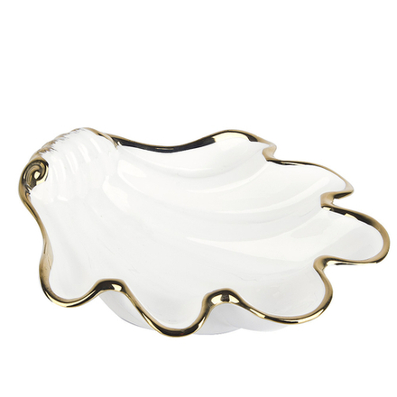 Блюдо " " 23,5х22х5см (min5) (фарфор) (транспортная упаковка)