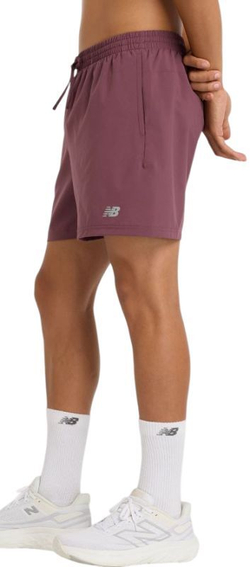 Мужские теннисные шорты New Balance Sport Essentials 5in - Фиолетовый