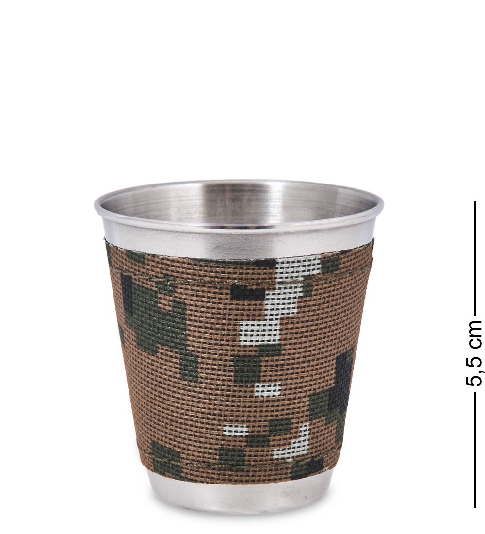 GT-94 Подарочный н-р фляжка со стопками «Камуфляж» 500 мл