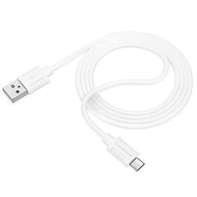 Кабель Borofone BX52 USB-microUSB 2.4A 1м Silicone White