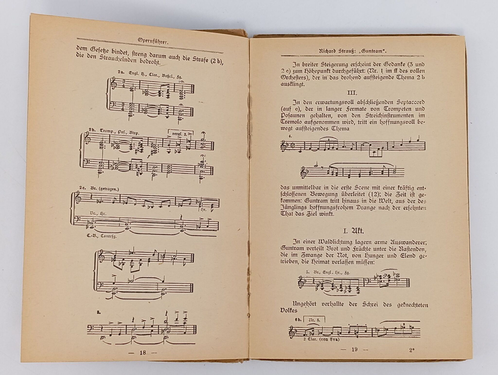 Schlesingersche Musik-Bibliothek Meisterfhrer No. 9 Rich. Strauss Musikdramen. Антикварная книга