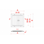 Решетка щелевая регулируемая Р200