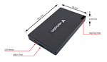 Внешний накопитель Verbatim Metal Mini SSD 1TB, USB 3.2 Gen2х2, R/W 2000/1750 МБ/с