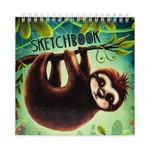 Скетчбук Миленд, формат А6, 40 листов, офсет, серия "Ленивец"