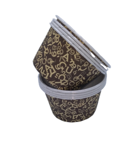 Капсула усиленная Буквы на коричневом 1 шт