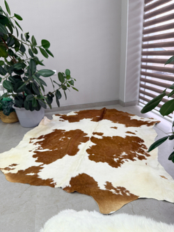 Коровья шкура на пол натуральная.