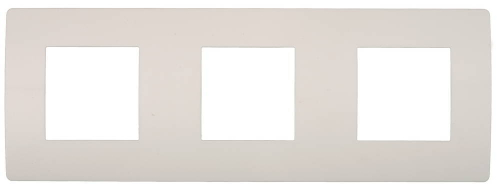 Панель СВЕТОЗАР накладная горизонтальная, 3 гнезда