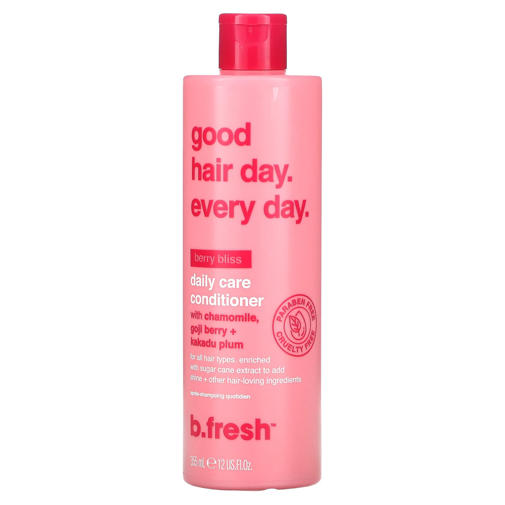 b.fresh, Good Hair Day Every Day, кондиционер для ежедневного ухода, для всех типов волос, Berry Bliss, 355 мл (12 жидк. унц.)