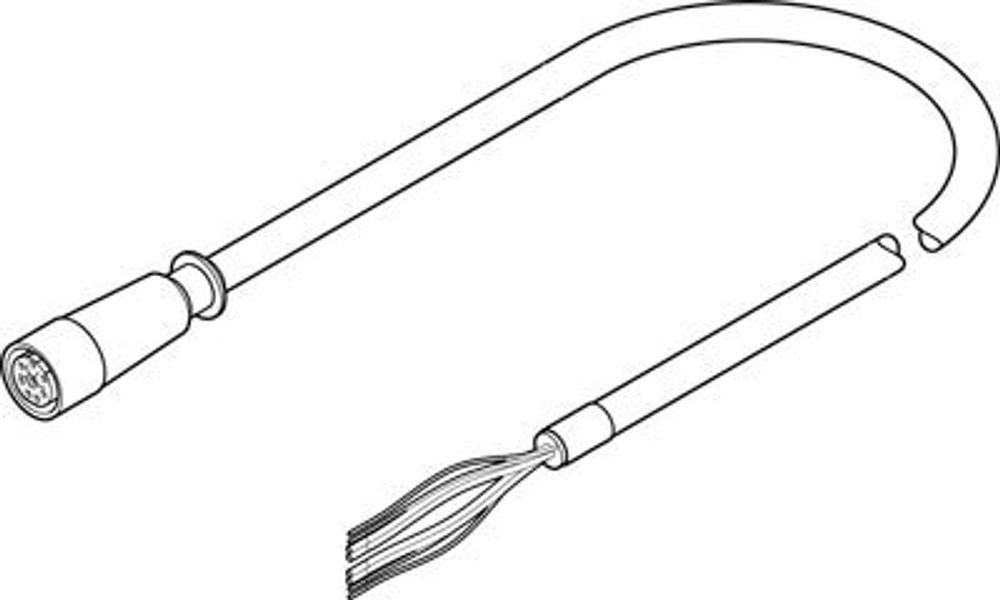 NEBM-M23G8-E-5-Q9N-LE8-1 Кабель электродвигателя