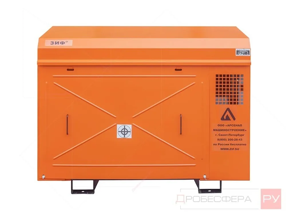 Винтовой Винтовой компрессор ЗИФ-СВЭ-5,2/0,7 в кожухе с пакетом "Север"