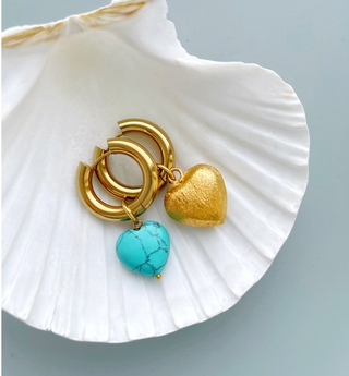 Подвеска Сердце брашированное