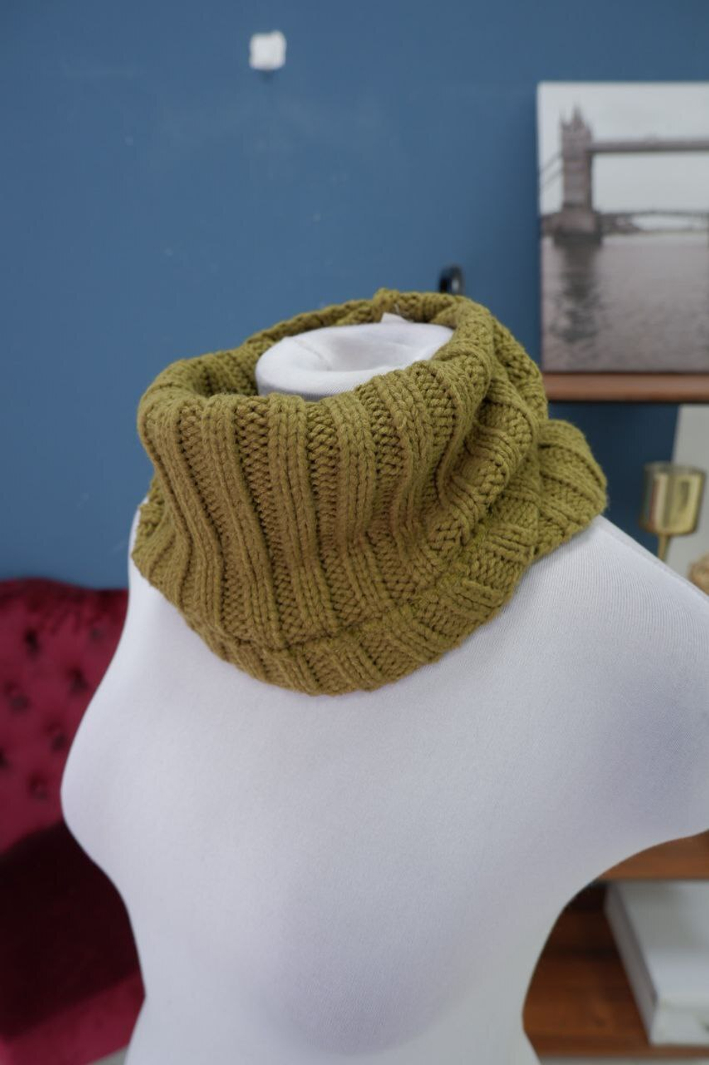 Снуд осеннего оттенка