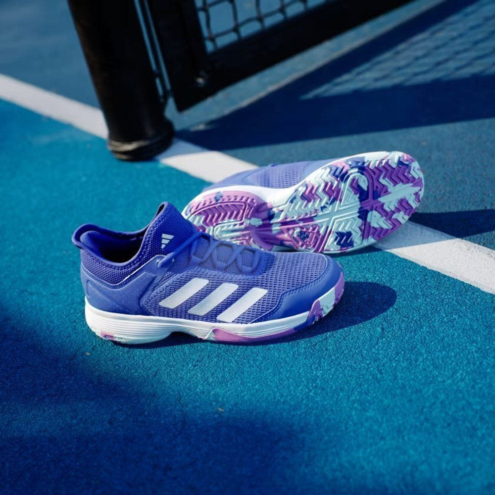 Кроссовки для тенниса Детские ADIDAS UBERSONIC 4 K для всех покрытий
