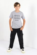 Фуфайка (футболка) для мальчика Кэш-2 Виотекс СВЕТЛО-СЕРЫЙ