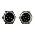 Авиационный разъем GX16 7Pin (штекер+гнездо)