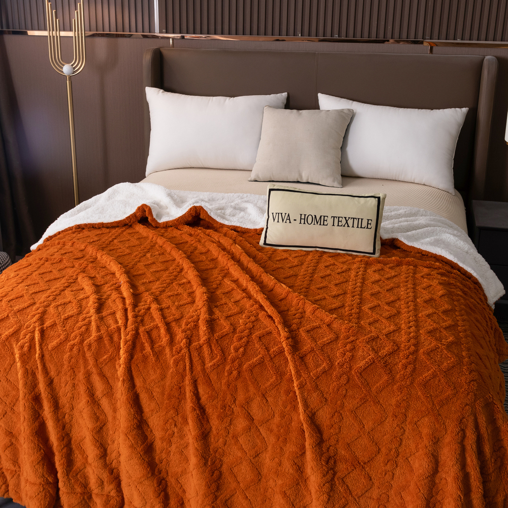 Плед Fluffy бамбуковая микрофибра FL005