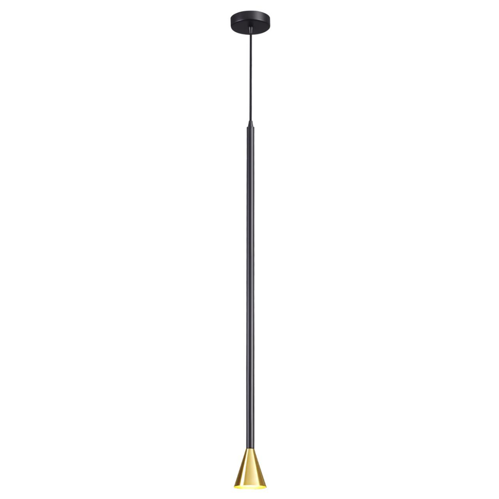 3884/1GB HIGHTECH ODL20 349 черно-золотистый/металл Подвесной светильник LED GU10 7W 220V PIPA