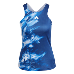 Женская теннисная майка adidas Melbourne Y- Tank Top Women - Dark Blue, White