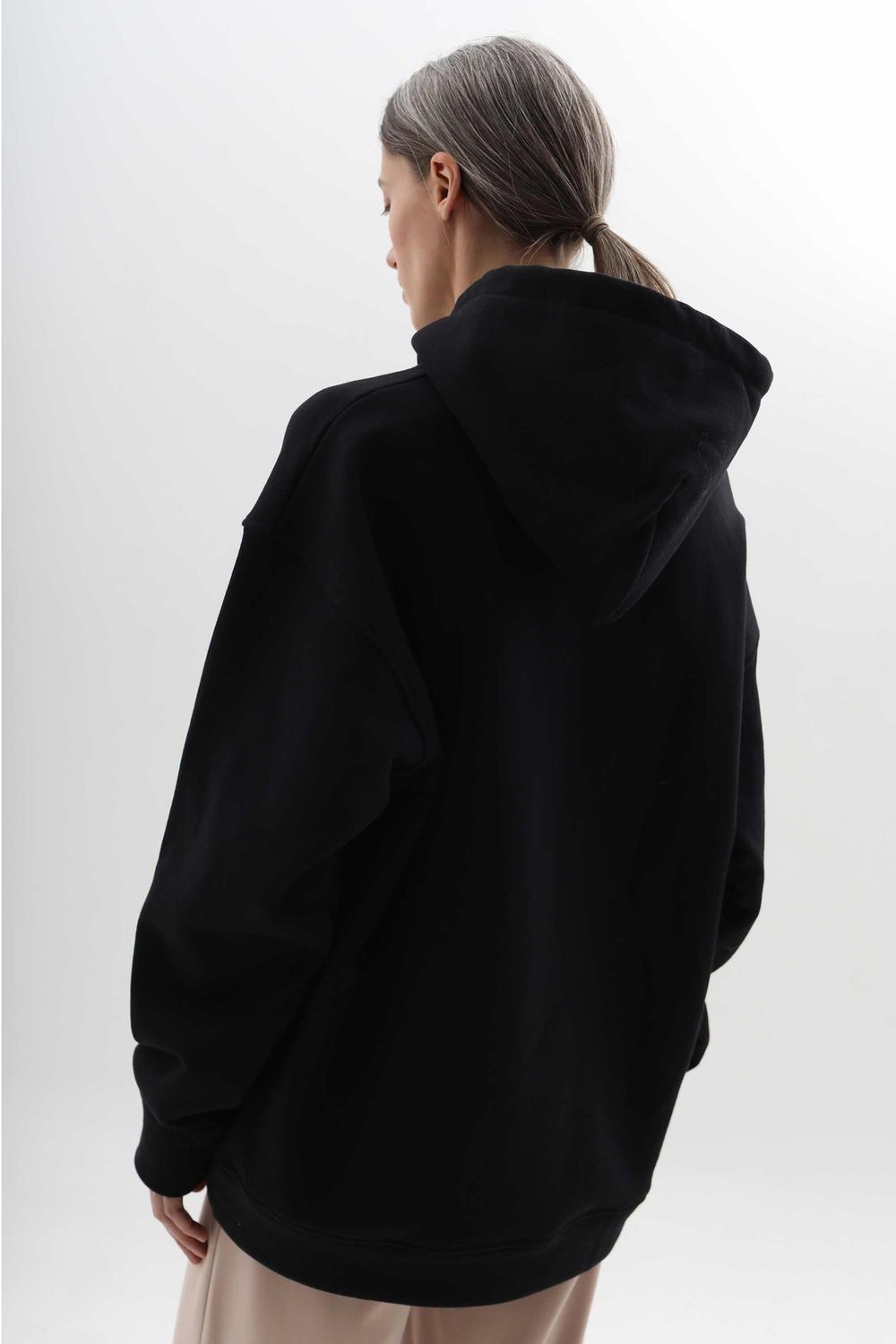 Худи Гербарий Мак Warm Черный