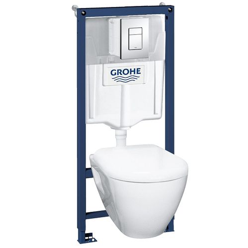 Комплект унитаз с инсталляцией Grohe Solido 39186000 (комплект 4 в 1)