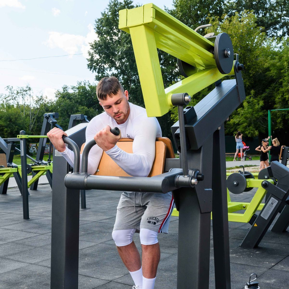 Power-1811 Уличный тренажер Бицепс-машина с переменной нагрузкой ZAVODSPORTA