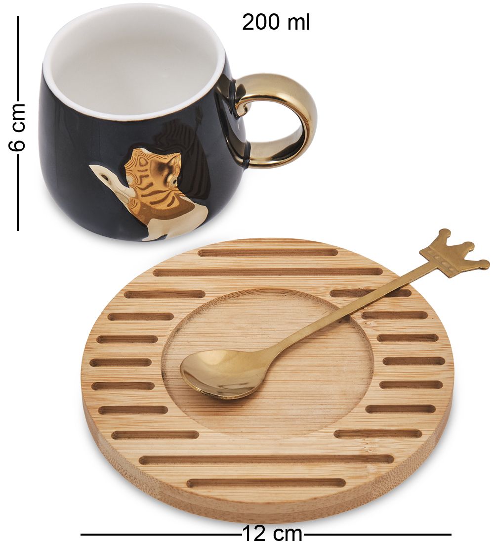 MUG-414/4 Чайная пара «Кошечка»