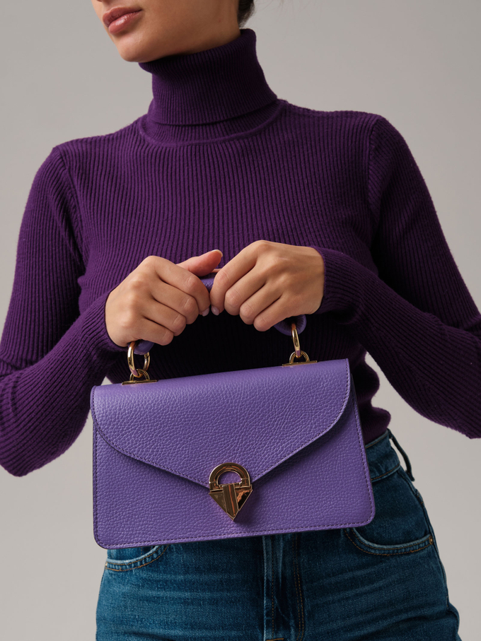 Сумка Azaro 30693 фиолетовый цветок