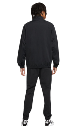 Nike club tracksuit black sales