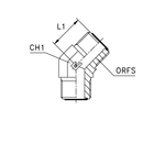 Соединение P45 ORFS 1.7/16