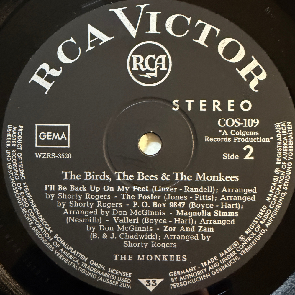 The Monkees ‎– The Birds, The Bees & The Monkees (Германия 1968г.)Т