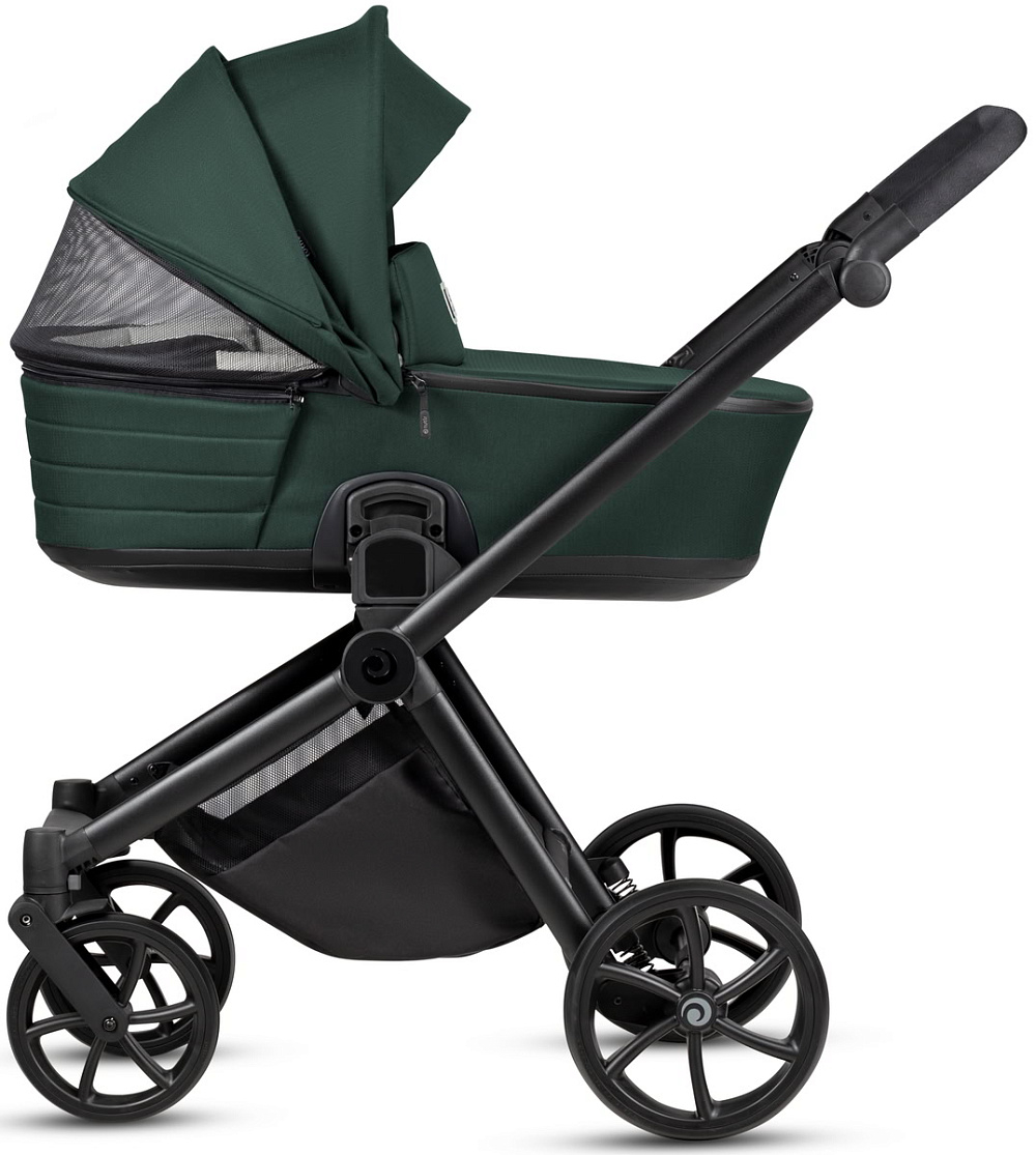 Детская коляска Tutis Mio 3 Plus Essential New 3 в 1 с автокреслом Beno Beige 1622240 Pacific Green