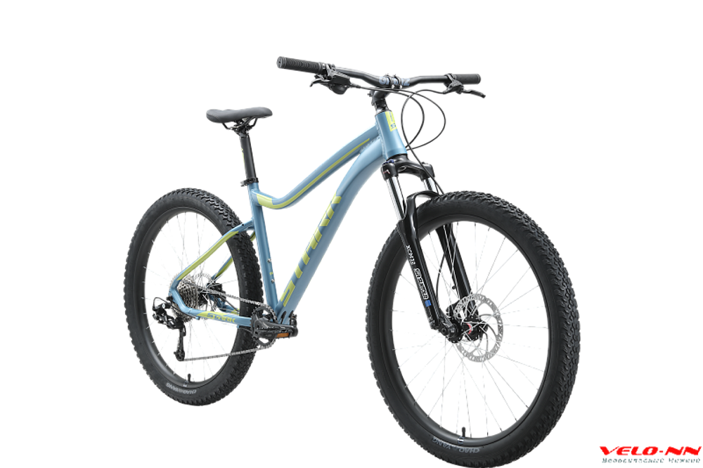 Велосипед 27,5" Stark'23 Tactic 27.5 + HD синий/авокадо