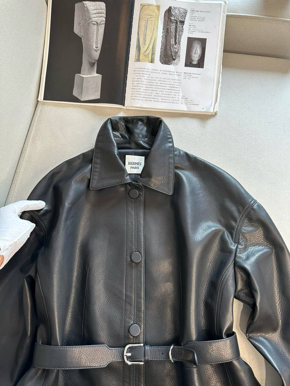 Кожаная куртка Hermes