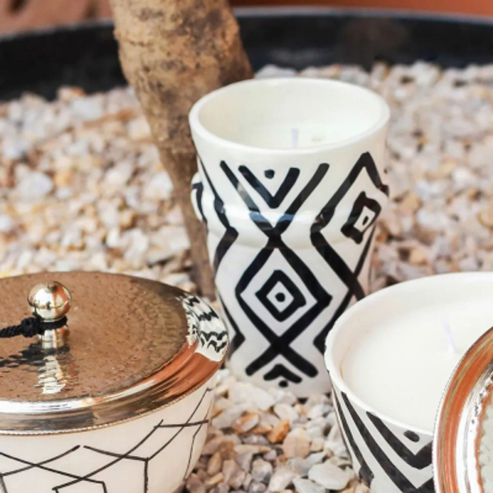 Аромасвеча Nour Bougie Lozana Figue menthe 475 г