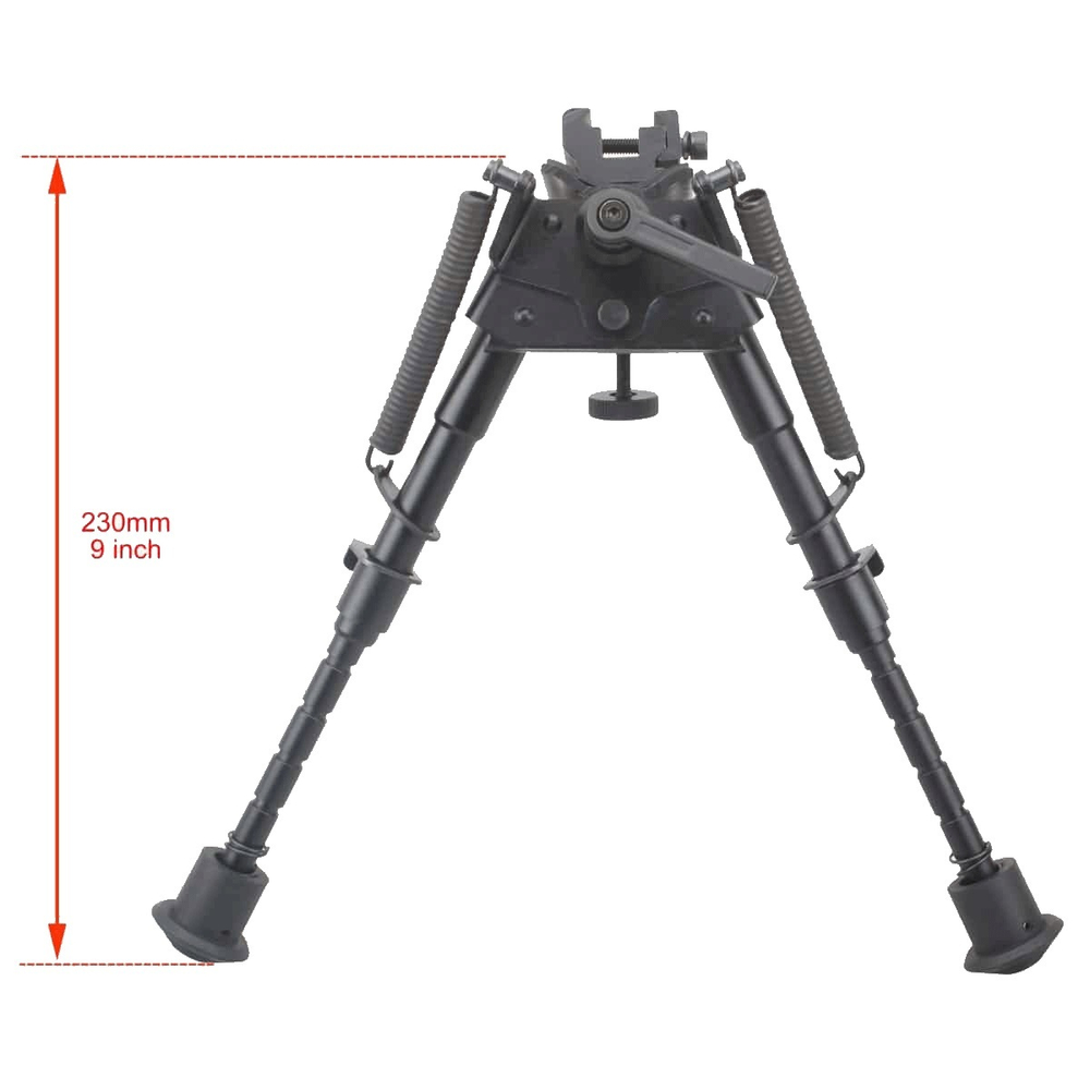 Сошки Vector Optics 6-9” для установки на антабку (регулируемые,фиксация рычагом, +переходник на weaver) высота от 15 до 23см (SCBPS-04)